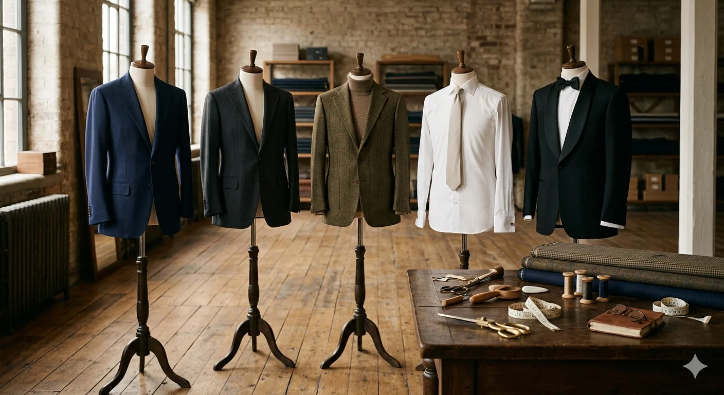 Explore the benefits of custom tailoring services for suits, blazers, and tuxedos