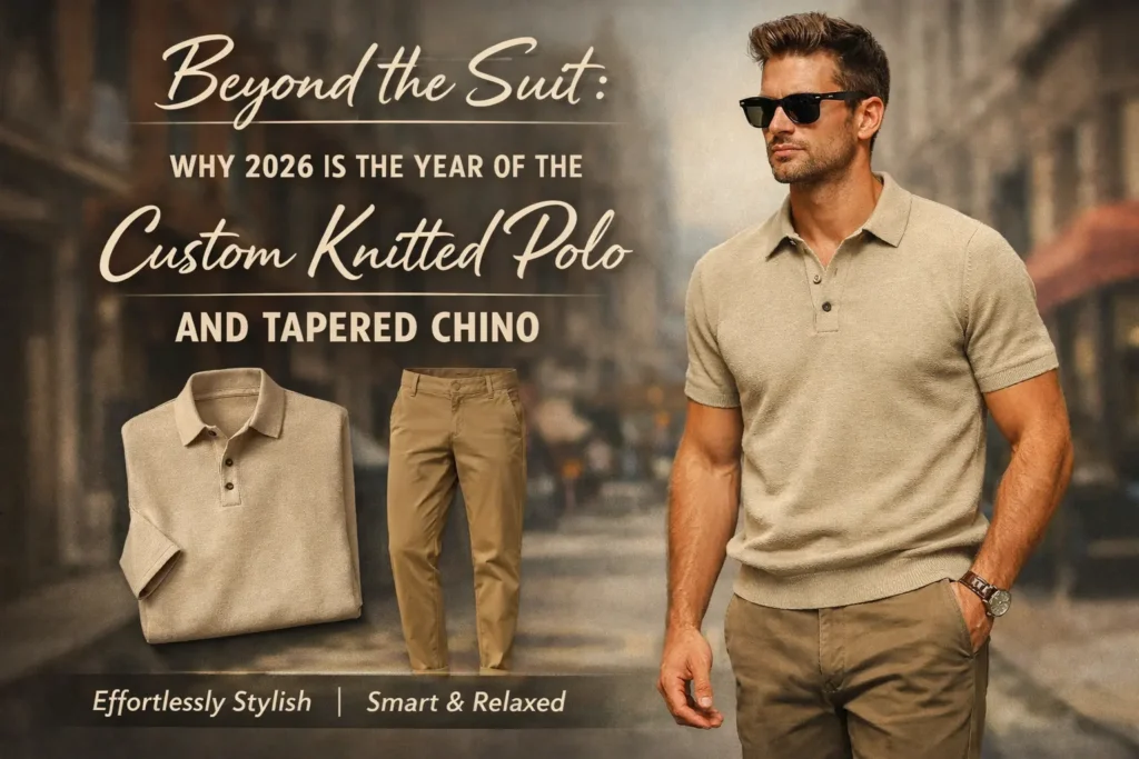 Why 2026 is the Year of the Custom Knitted Polo and Tapered Chino