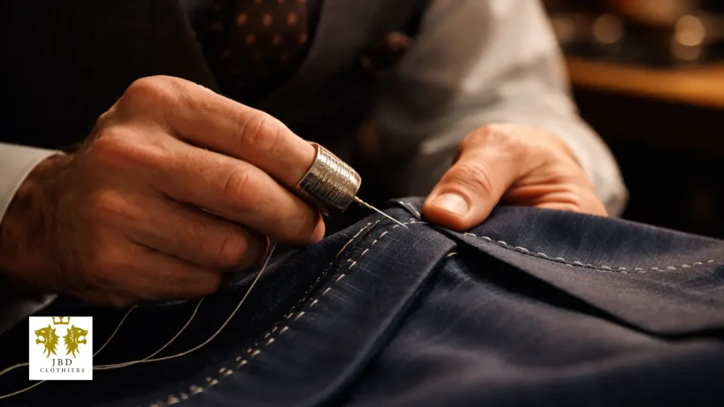 made to measure suit measurement process by tailor