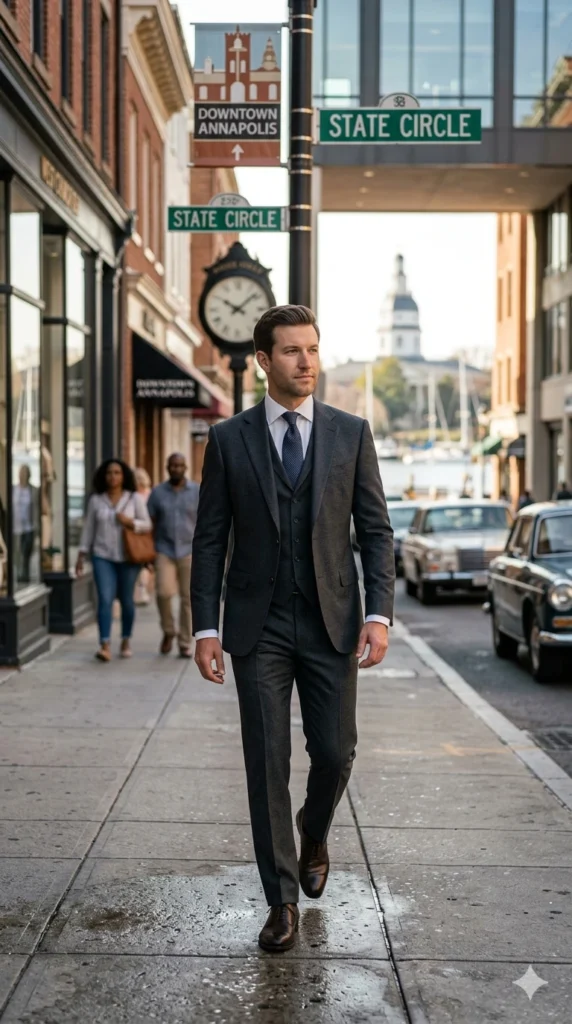 This is what defines custom business suits in Maryland — practical, precise, and professional.